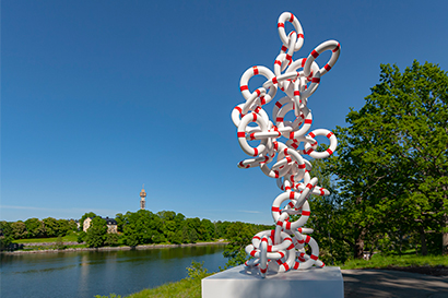 Skulptur Kungliga Djurgården Life Rings